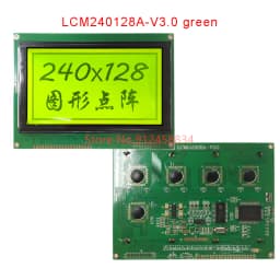 240128 Lcd Display Module with Touch Panel Screen Plastic T6963C or RA6963 or UCI6963 144x104mm LCM240128A B