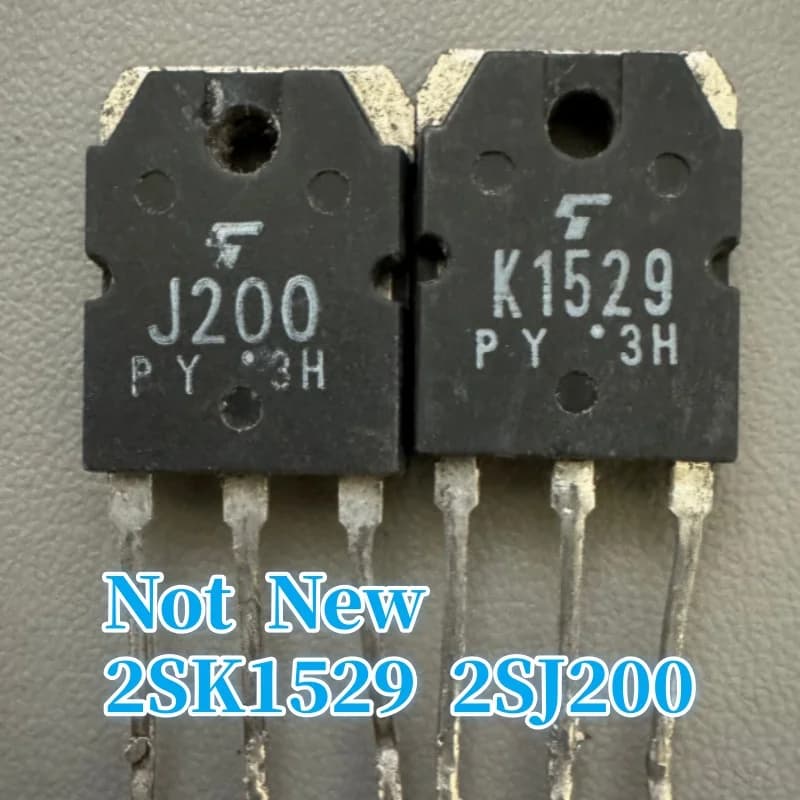 1Pair (1pcs 2SK1529+1pcs 2SJ200) Original disassembly J200 2SJ200/K1529 2SK1529
