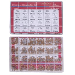 480pcs Ceramic Capacitor Assortment Kit For Guitar Capacitor 24Values 0.1uf-10uf