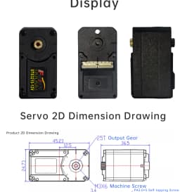 Feetech STS3215 Smart Servo 7.4V 12V 20KG 30KG 360° TTL Serial Bus Robot Servo for SO-ARM100 Ai Robotic Arm DIY Industrial Servo