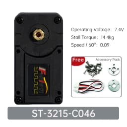 Feetech STS3215 Smart Servo 7.4V 12V 20KG 30KG 360° TTL Serial Bus Robot Servo for SO-ARM100 Ai Robotic Arm DIY Industrial Servo