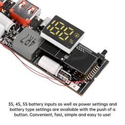 65W 100W DIY Power Bank Motherboard Dual Type-C Bidirectional Fast Charging PD3.1 PPS SCP VOOC MPPT Solar Charger Board 3S 4S 5S