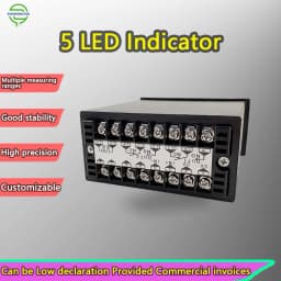 S Beam S-Type Tension Compression Load Cell Dynamometer Set for Pull/Press Force Measurement, High Brightness 5-Digit Indicator
