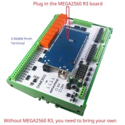 16AI-16DI-16DO 4-20MA Current 0-5V/10V/30V Voltage Dry Wet Contact MOS RS485 Relay MEGA2560 R3 Expanding Board for Arduino PLC