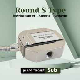 BENGBUZZYQ Column S-Type Load Cell 5kg–500kg 1T 2T 2.0mV/V IP66 Compression & Tension Force Sensor for Industrial Weighing Use