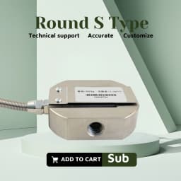 BENGBUZZYQ Column S-Type Load Cell 5kg–500kg 1T 2T 2.0mV/V IP66 Compression & Tension Force Sensor for Industrial Weighing Use
