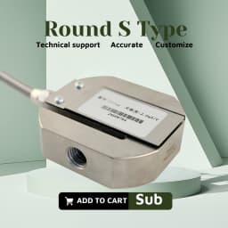 BENGBUZZYQ Column S-Type Load Cell 5kg–500kg 1T 2T 2.0mV/V IP66 Compression & Tension Force Sensor for Industrial Weighing Use