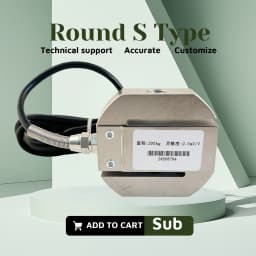BENGBUZZYQ Column S-Type Load Cell 5kg–500kg 1T 2T 2.0mV/V IP66 Compression & Tension Force Sensor for Industrial Weighing Use