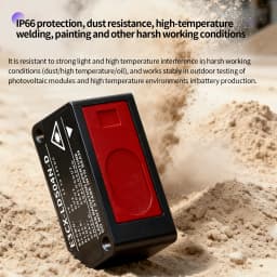 ZHICAN E3CX High Precision Laser Displacement Sensor Compatible with Panasonic HG-C Analog Output RS485 Distance Measurement