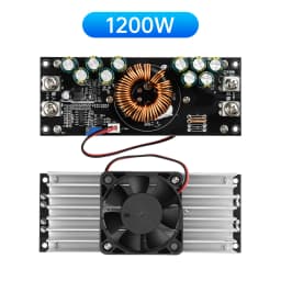 1200W/1500W Adjustable DC-DC Step-Down Power Supply Module, DC 15V–90V to DC 2.5V–72V Step-Down Power Supply Module
