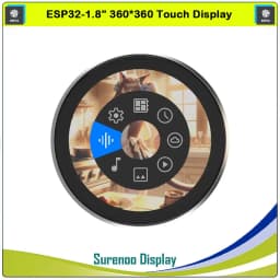 Guition HMI W5 ESP32-S3 1.85 360x360 IPS Touch LCD Display Module LVGL WIFI AIDA64 Secondary Screen Video Player Photo-Frame MP3