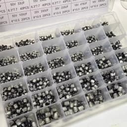 1500pcs 1UF-1000UF 6.3V-50V SMD Aluminum Electrolytic Capacitors Kit SMD Sample Box