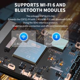 ESP32P4/C6 All-in-One Dev Board: 4.3-inch 480×800 IPS Touchscreen, Camera & Enclosure