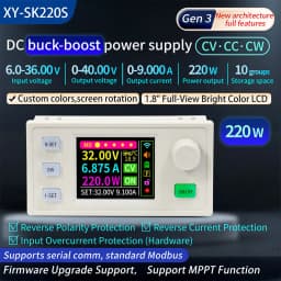180W 220W DC Buck Converter Adjustable Regulated Laboratory Power Supply Constant Voltage Current 9A MPPT Charge Module SK180S