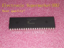 Free Shipping 10pcs/lots PIC16F887-I/P PIC16F887 DIP-40 New Original  IC In Stock!