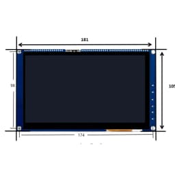ESP32-P4 Development Board 7.0" 1024x600 IPS Touch Display for Industrial HMI, AI IoT Projects