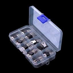 10 Values 50 PCS IRF510 IRF520 IRF MOSFET IRFZ44 IRF3205 packaged in through-hole TO-220