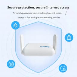 Hi-link WiFi 6 Wireless Router HLK-WR10 Mini Small Portable Home Dual Band Gigabit AX3000 High Speed Universal Data