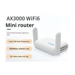 Hi-link WiFi 6 Wireless Router HLK-WR10 Mini Small Portable Home Dual Band Gigabit AX3000 High Speed Universal Data