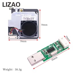 LIZAO SDS011 High Precision Laser PM2.5 Sensor Module Digital UART Output Air Quality Particle Detector