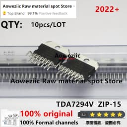 Aoweziic 2022+ 10pcs/LOT 100% New Imported Original TDA7294V TDA7294 ZIP-15 Linear Audio Aamplifier Chip