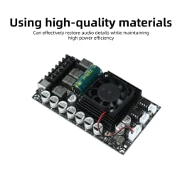 DC 18-55V TPA3255 Fever HIFI Digital Amplifier Board 300W+300W High Power Stereo Amplifier Module No Bluetooth