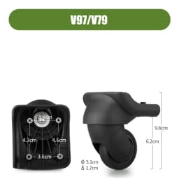 Spare Parts for Samsontie V97/V79 Suitcase Universal Wheels Repair Luggage Accessories Mute Smooth Durable