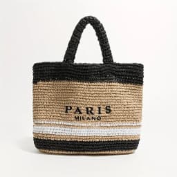 Casual Large Capacity Straw Tote Bag Designer Letters Women Handbags Handmade Woven Summer Beach Bag Big Shopper Purses 2024