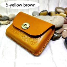 Blongk Hand-made Waist Bag ID Credit Card Holder Case Purse Pouch Genuine Leather Belt Pack Men Women DFD-K