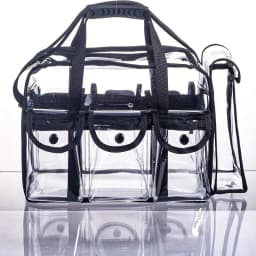 PVC Transparent Cosmetic Bag Waterproof Large Capacity Travel Organizer Multifunctional Beach Swimming Storage Shoulder Tote
