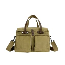Large Capacity Briefcases Men Travel Bags Canvas Weekend Shoulder Bags Multifunctional Messenger Tote Bags With Long Strape