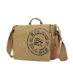 Large Capacity Briefcases Men Travel Bags Canvas Printed Weekend Shoulder Bags Multifunctional Messenger Flap Bags