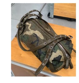 Brand Design Camouflage Women Handbags Large Capacity Canvas Shoulder Bag Commuting Ladies Travel Female Armpit Bag
