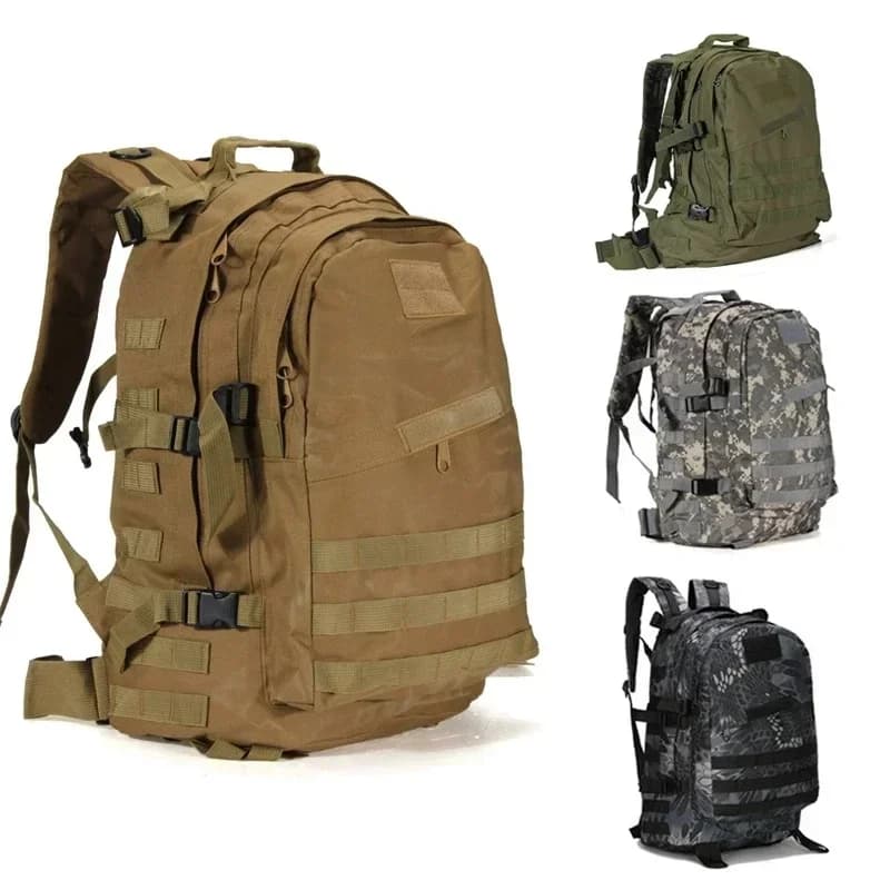 50L 3D Outdoors Tactical Backpack Molle Assault Bag Waterproof Hunting Climbing Hiking Fishing Trekking Travel Mochila Rucksack