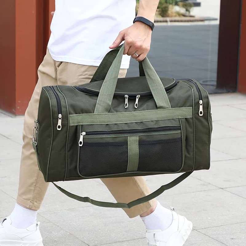 1 Large Capacity Luggage Storage Bag, Portable Travel Handbag, Shoulder or Crossbody, Fitness Bag