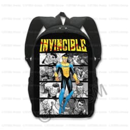 Invincible Hero Print Backpack Men Rucksack Comic Omni Mark Children School Bags for Teenager Daypack Laptop Backpacks Bookbag