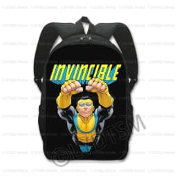 Invincible Hero Print Backpack Men Rucksack Comic Omni Mark Children School Bags for Teenager Daypack Laptop Backpacks Bookbag