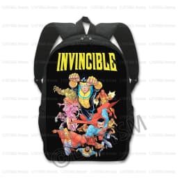 Invincible Hero Print Backpack Men Rucksack Comic Omni Mark Children School Bags for Teenager Daypack Laptop Backpacks Bookbag