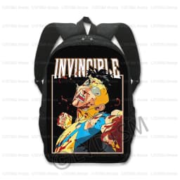 Invincible Hero Print Backpack Men Rucksack Comic Omni Mark Children School Bags for Teenager Daypack Laptop Backpacks Bookbag