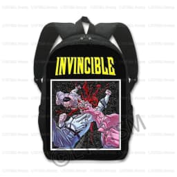 Invincible Hero Print Backpack Men Rucksack Comic Omni Mark Children School Bags for Teenager Daypack Laptop Backpacks Bookbag