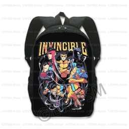 Invincible Hero Print Backpack Men Rucksack Comic Omni Mark Children School Bags for Teenager Daypack Laptop Backpacks Bookbag