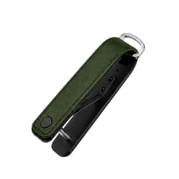 Portable Multi-function Leather Key Case Aluminum Key Organizer Clip Durable Pocket Keychain Holder for Standard Keys