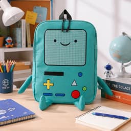 14 Inch Cute Cartoon Backpack Casual Travel Green Anime Bag Breathable Portable Back To School Christmas Gift For Kids