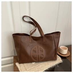 2026 New Retro Large Capacity Women Tote Bag, Simple Casual Fashion Shoulder Handbag for Daily Commute