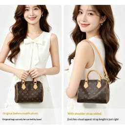 Synthetic Leather Bag Strap For Speedy 20 25 30 Shoulder Straps Long Bags Belts Replacement Bag Accessories