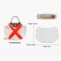 Suitable for Longchamp Filet Bag Inner Lining Longchamp Shopping Mesh Bag Large Inner Organizer Middle Bag