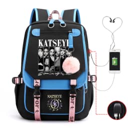 New Kpop Katseye Backpack Multifunction Backpack Women Men Girl Travel Daily Backpack Teens School Bag Laptop Bag