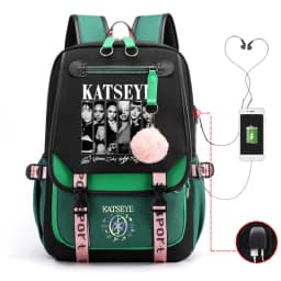 New Kpop Katseye Backpack Multifunction Backpack Women Men Girl Travel Daily Backpack Teens School Bag Laptop Bag