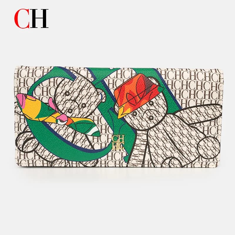 CH Women Wallet Clutch Large Capacity Zipper Printed Luxury Designer Women Party Fashion Trend Best Gift New Arrival