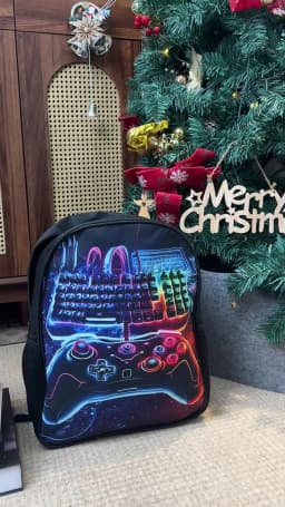 Hot GamePad 3Pcs/Set Backpack With Messenger Bags ,Pencil Bag,School Bag For Boy/Girls Best Gift 2D Cartoon Student School Bags